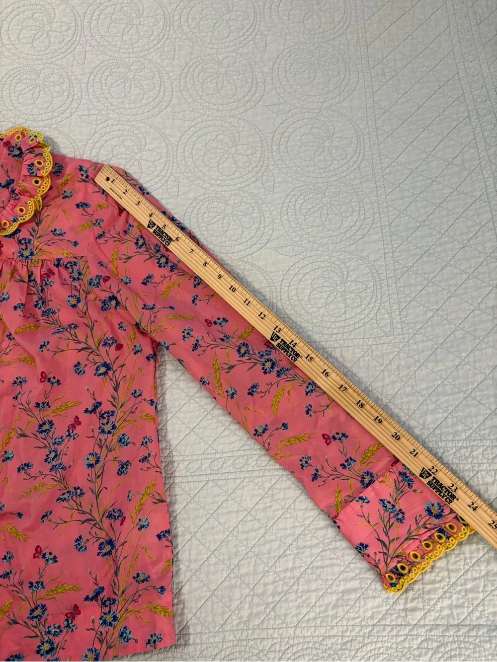J Crew ruffle blouse. Size medium.